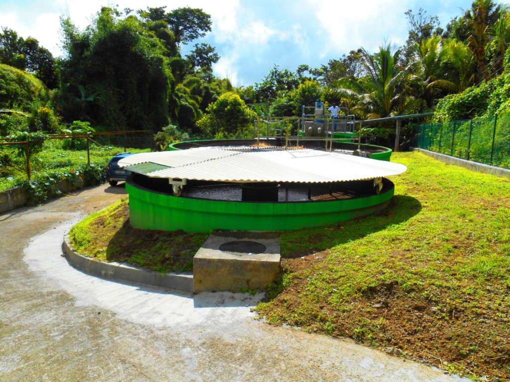 Station d'épuration et postes de refoulement au Morne Rouge en Martinique